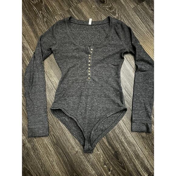 Free People Dylan Thermal Bodysuit Size Medium - Picture 1 of 6